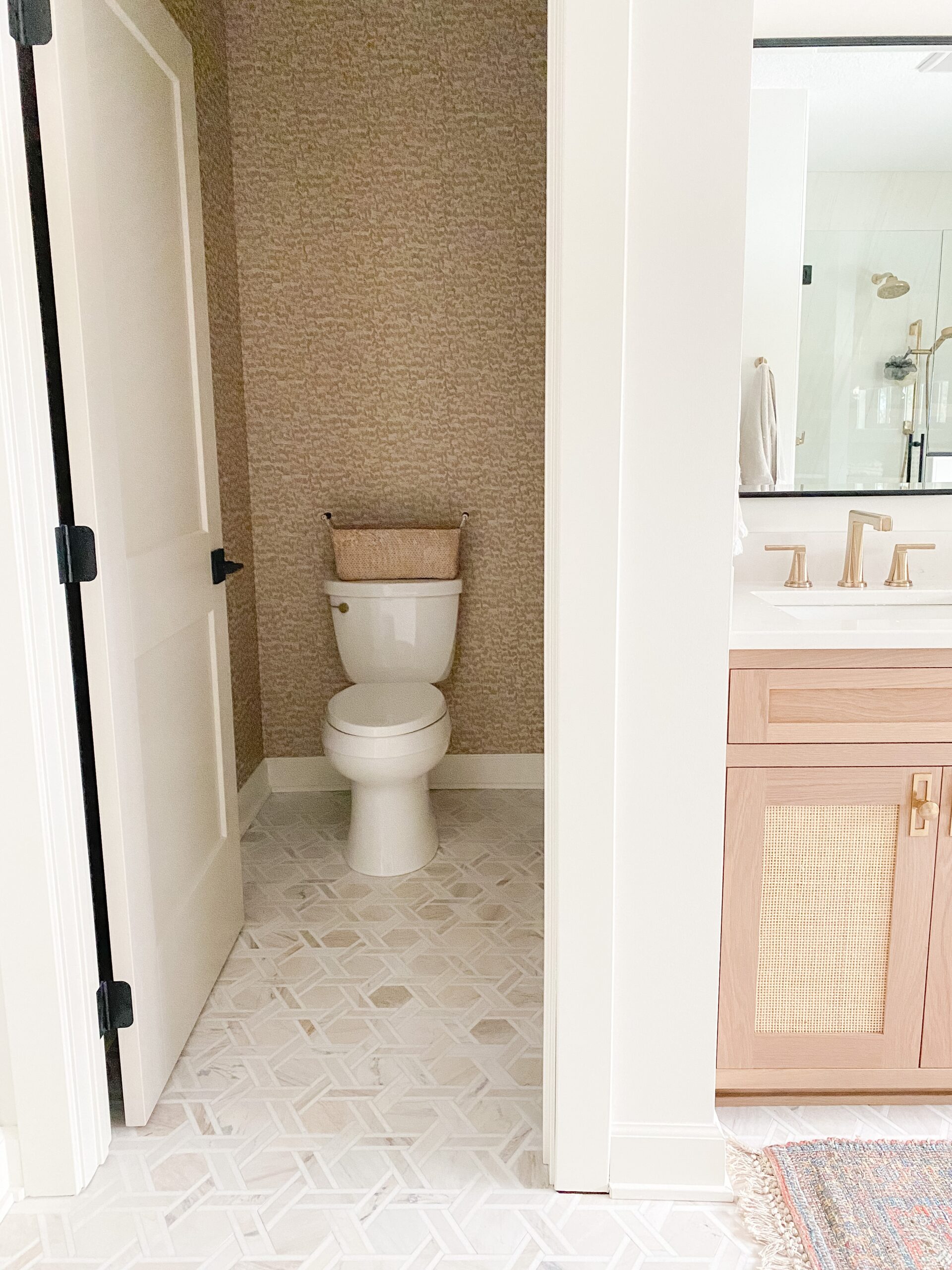 Water Closet Wallpaper - Wild Rose Interiors